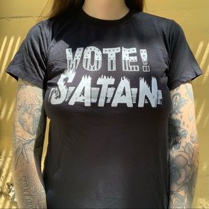 Local Boogeyman Vote Satan Tee Size Small